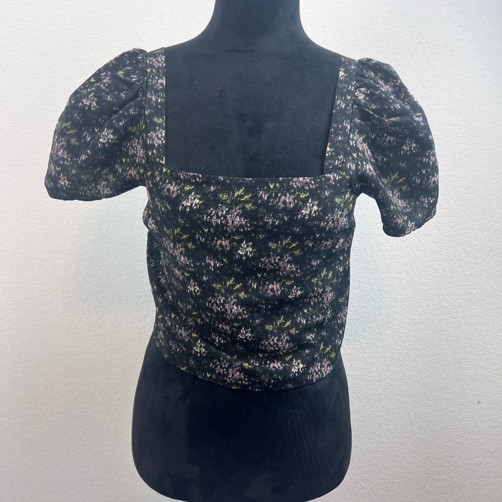 Madewell Gemma Puff Sleeve Top Size XS